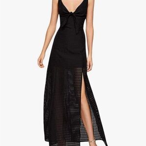 BCBGeneration Women's Checkered Bow Maxi Dress